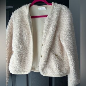 Tuckernuck boucle jacket hyacinth house M